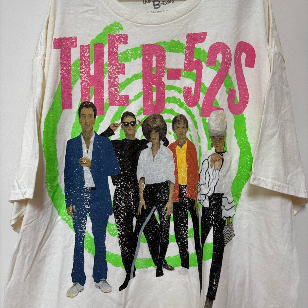 NWOT Urban Outfitters The B-52s Photo T-Shirt Dress Size L/XL - Picture 5 of 13